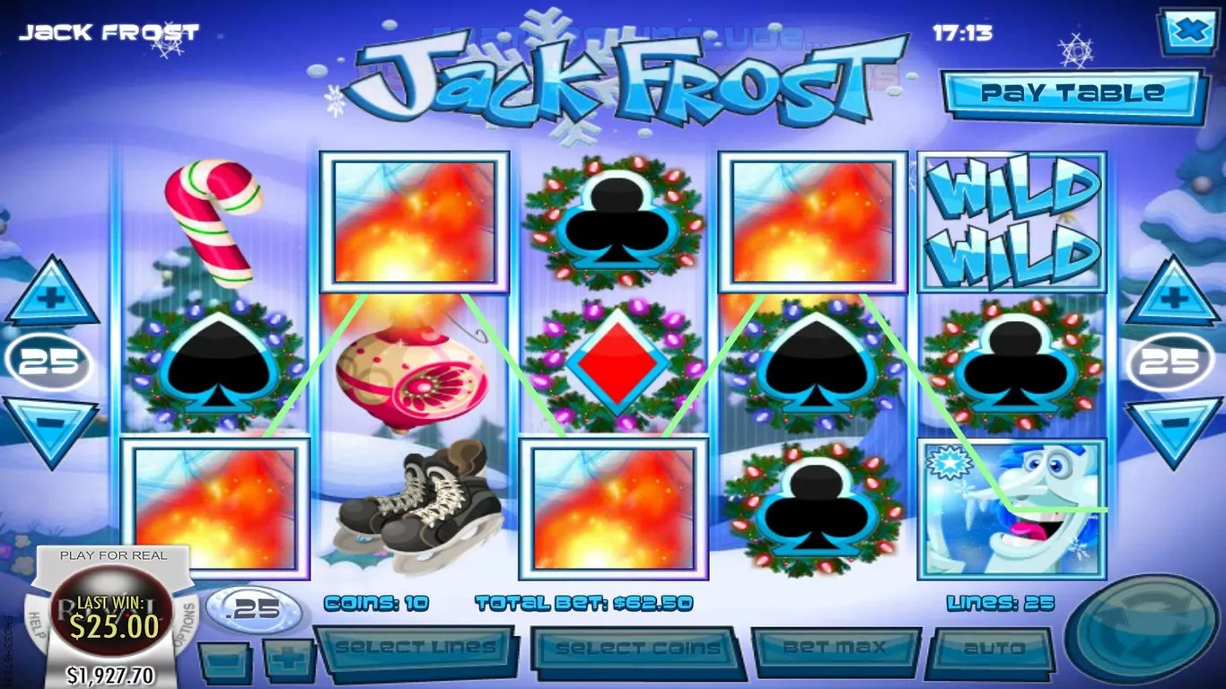 hoe Jack Frost online gokautomaatspel te spelen