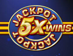 Jackpot fünfmal gewinnt Online-Slot-Spiel