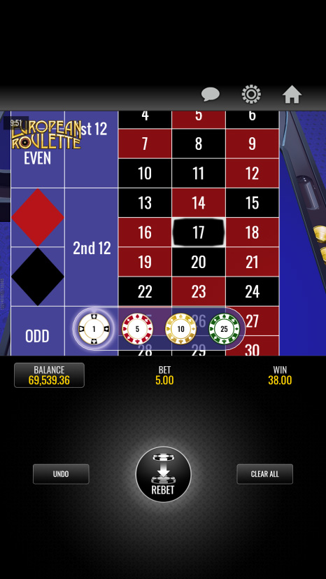 examen du jeu de casino en ligne roulette européenne