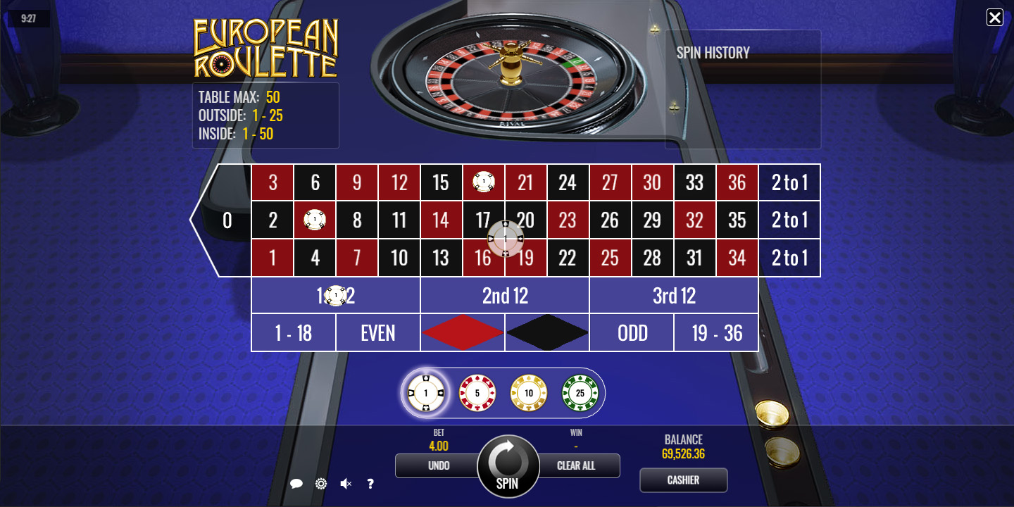Sådan spiller du europæisk roulette online casinospil