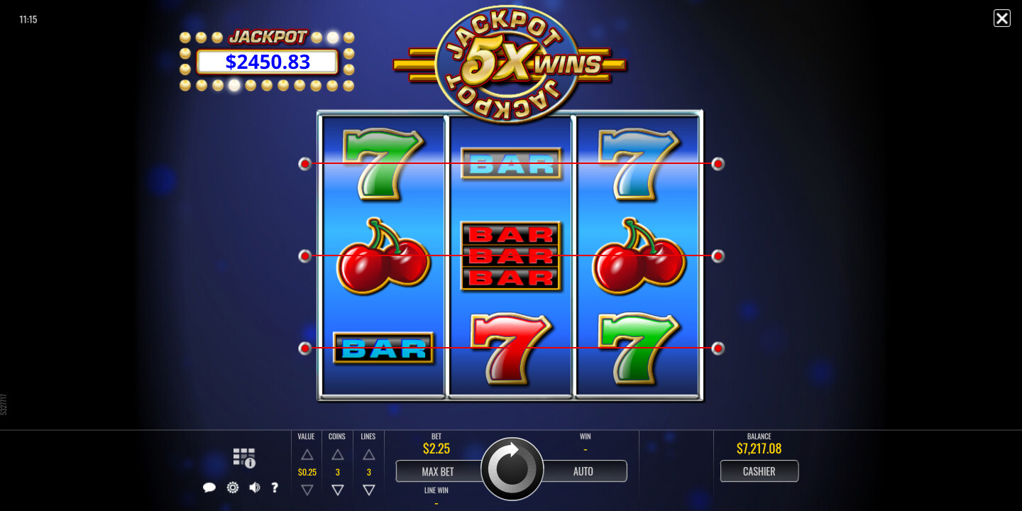 Jackpot Five Times Win Online Slot Review Betting Options