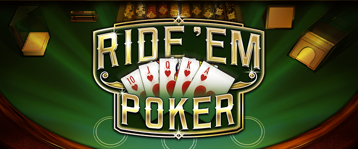 how to play ride'em online video poker game