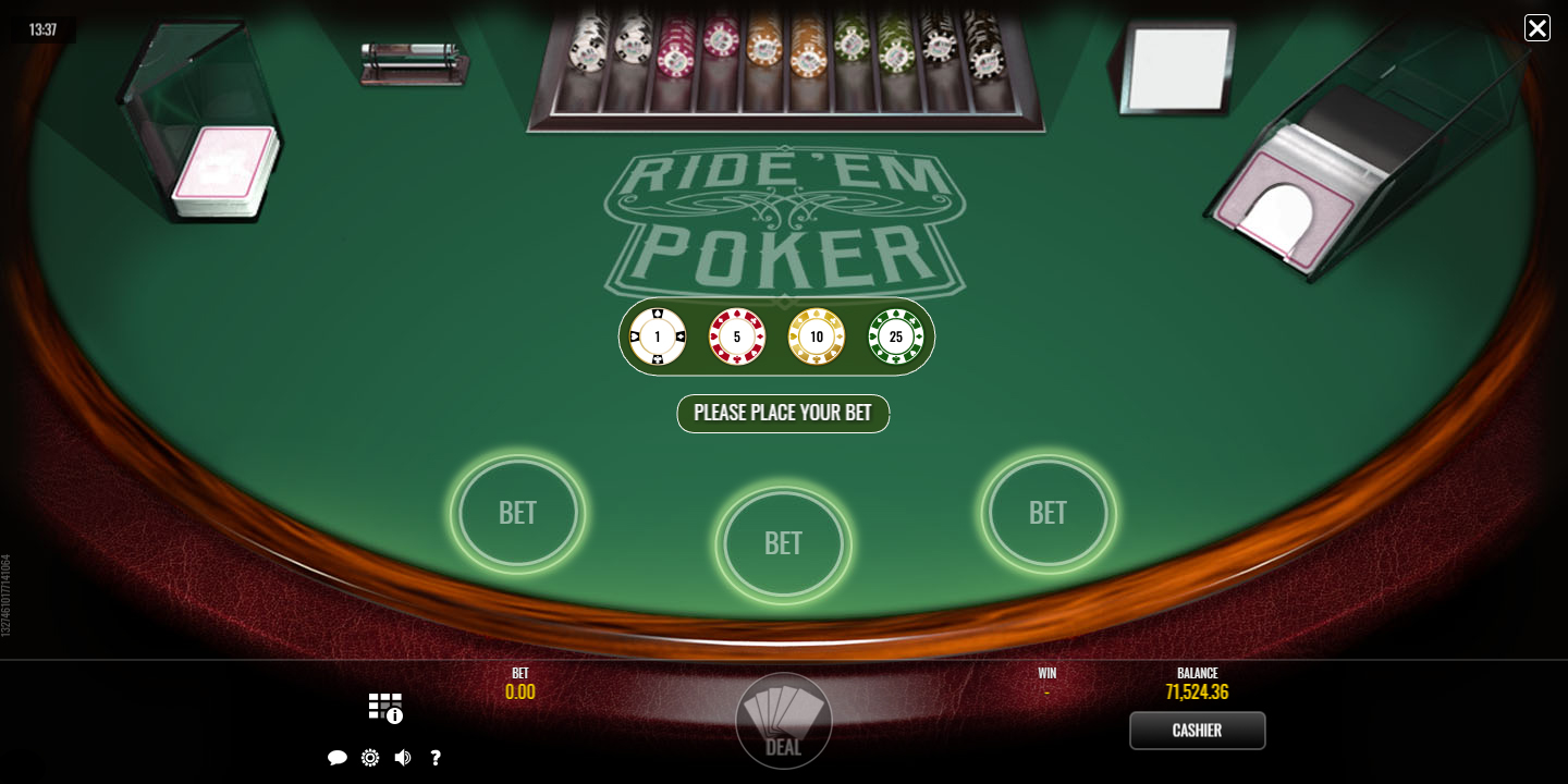 Ride'em online videopokerstrategier