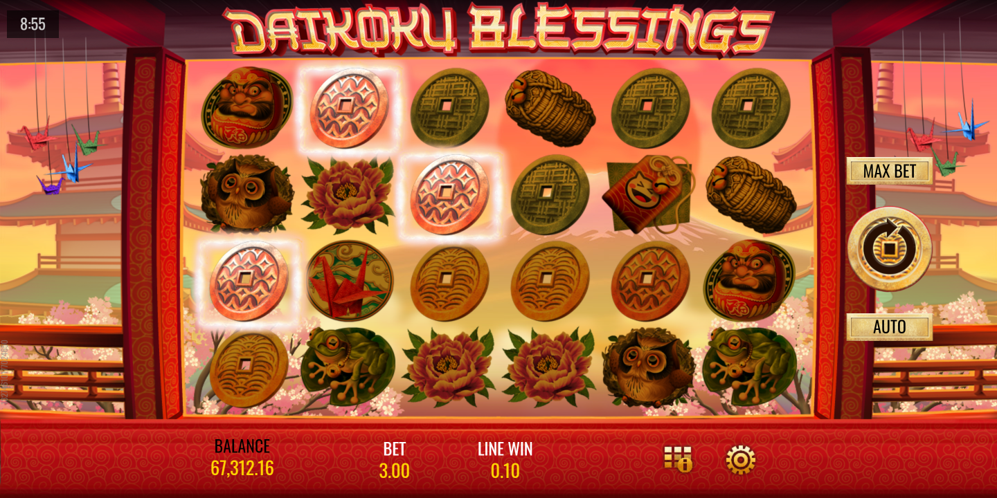 Daikoku Blessings online slot casino game Review