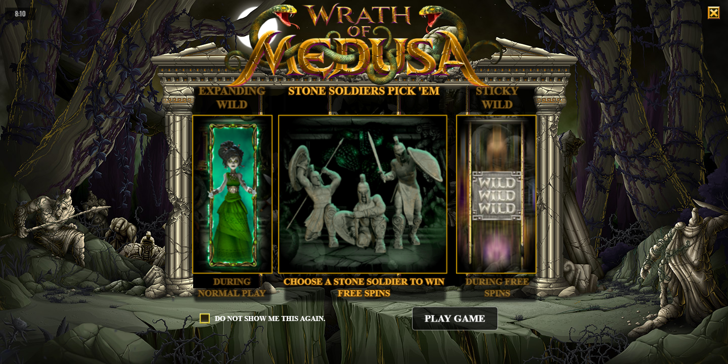 How to Play Wrath of Medusa Online Slot Game