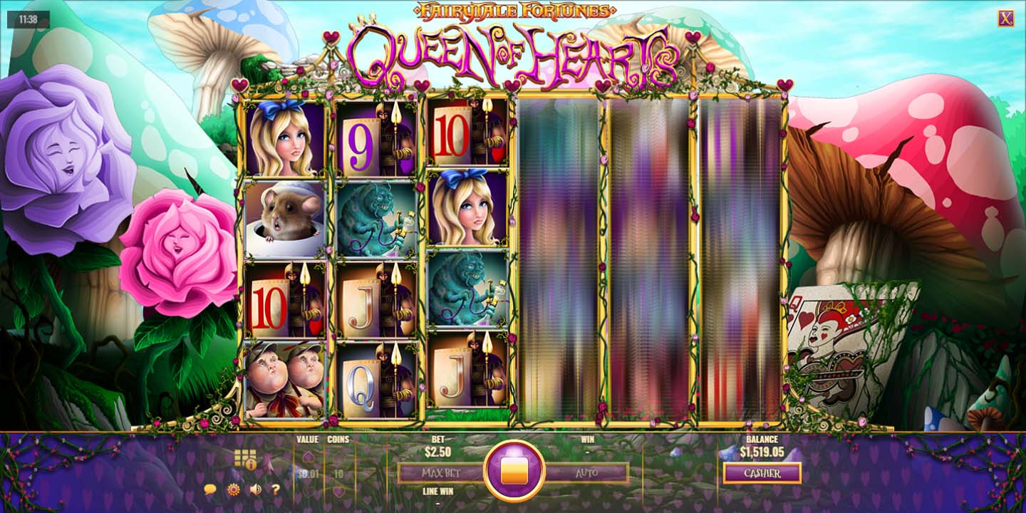 fairytale fortunes queen of hearts slot review