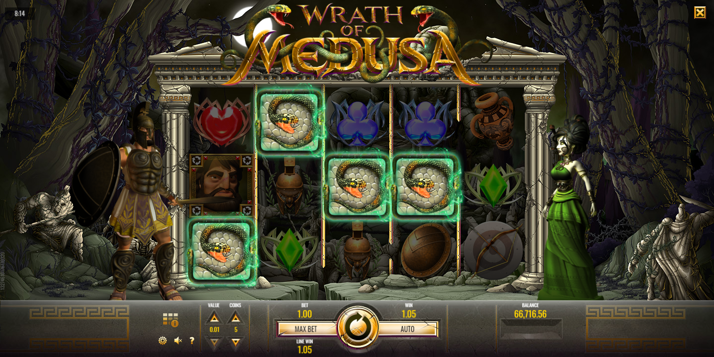 Wrath of Medusa Online Slot Game RTP
