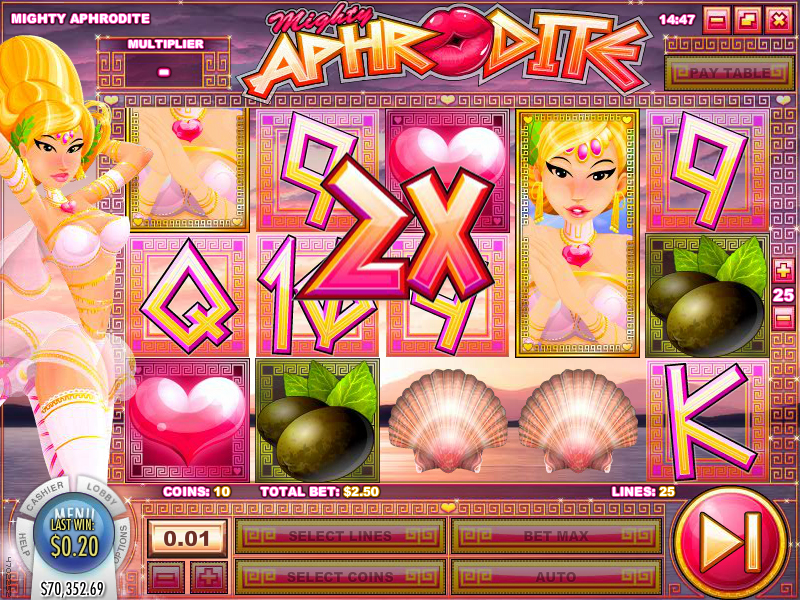 Mighty Aphrodite Slot Online Casino Game Review